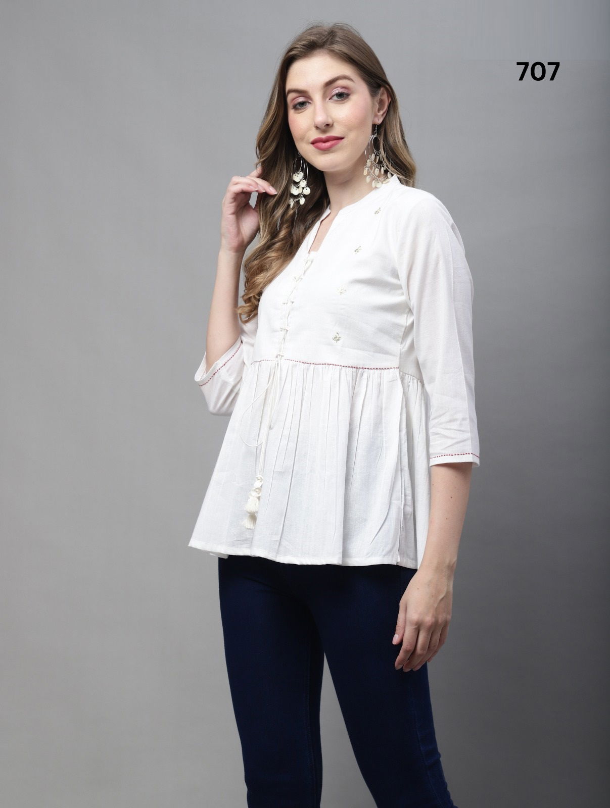 Muskan 701 Western Wear Ladies Top Catalof
